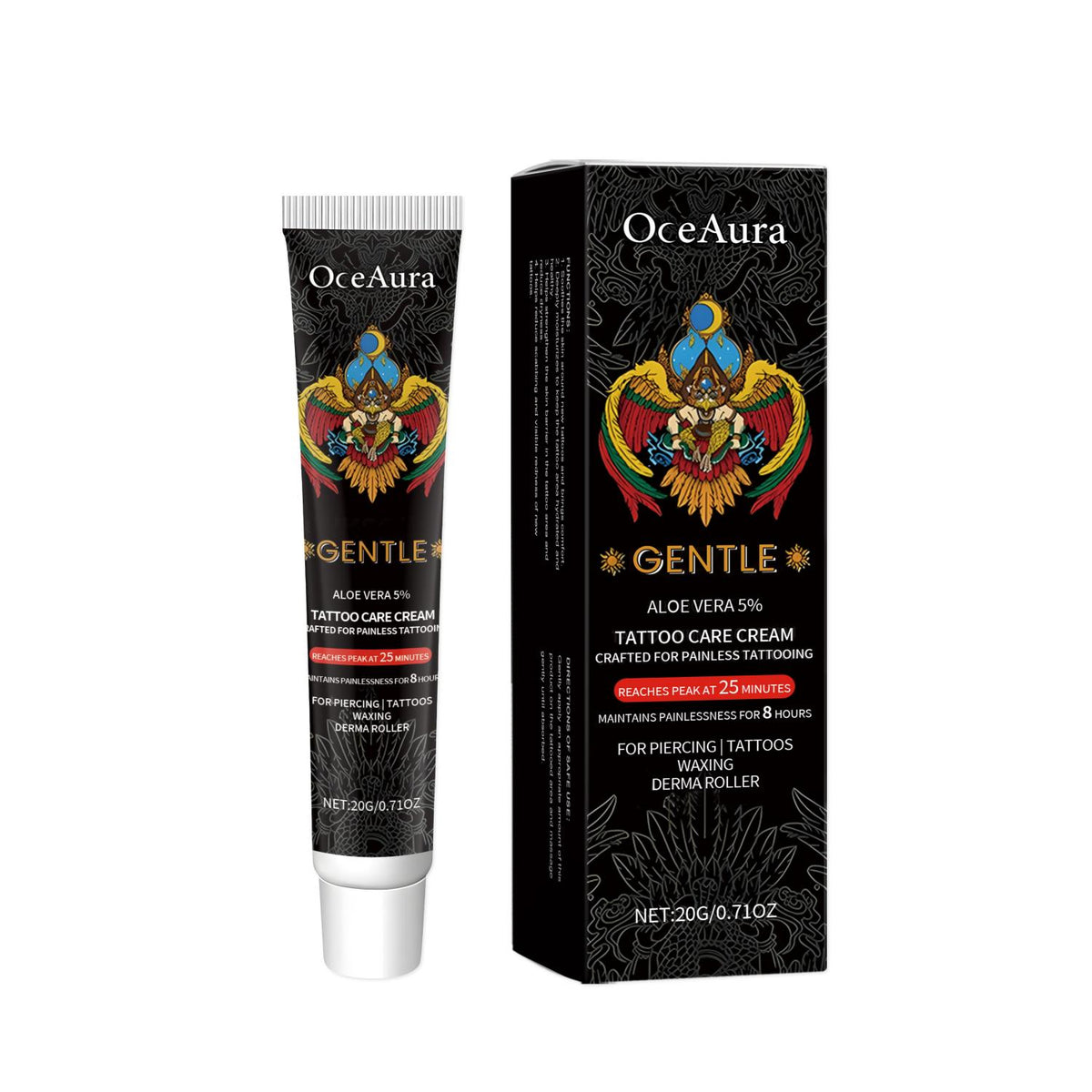 Fresh Canvas Co gentle tattoo care cream for soothing and moisturizing tattoo aftercare