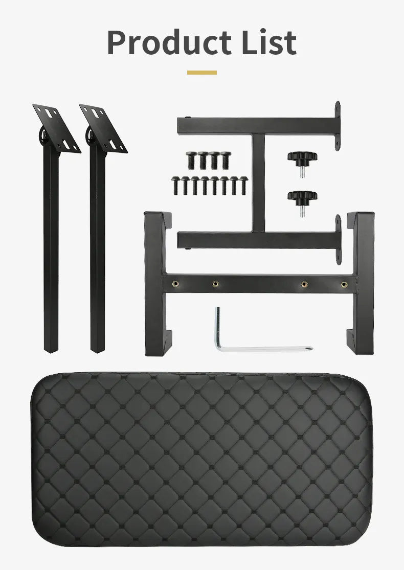 tattoo hand and arm rest parts list – INKSOUL assembly components diagram