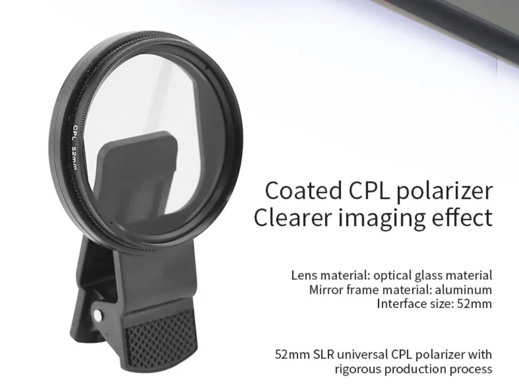 INKSOUL® Tattoo Photography Anti-Glare Kit – Polarizing Filter, Fill Light & Phone Stand