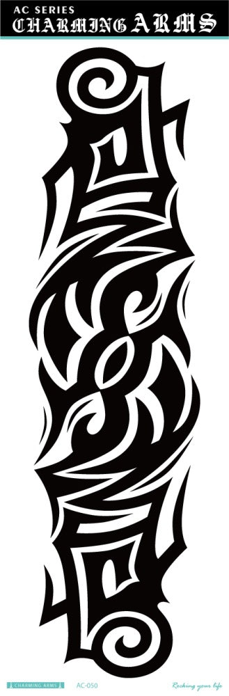 Fresh Canvas Co waterproof skull dragon carp owl temporary tattoo stickers