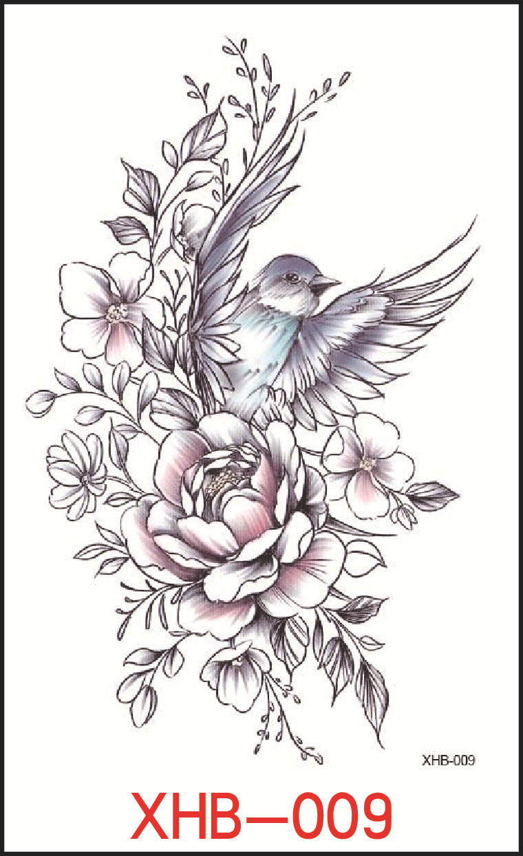 Fresh Canvas Co Flower Arm Tattoo Stickers Personality Tattoos