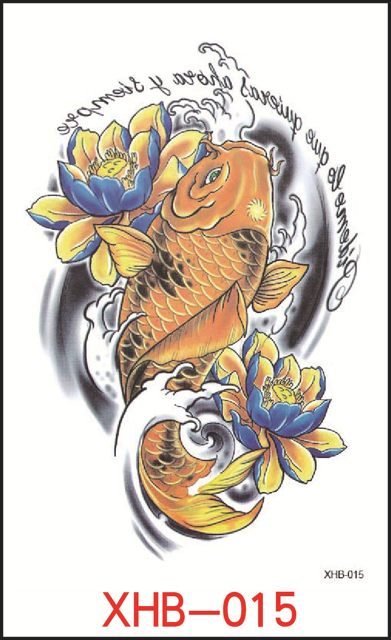 Fresh Canvas Co Flower Arm Tattoo Stickers Personality Tattoos
