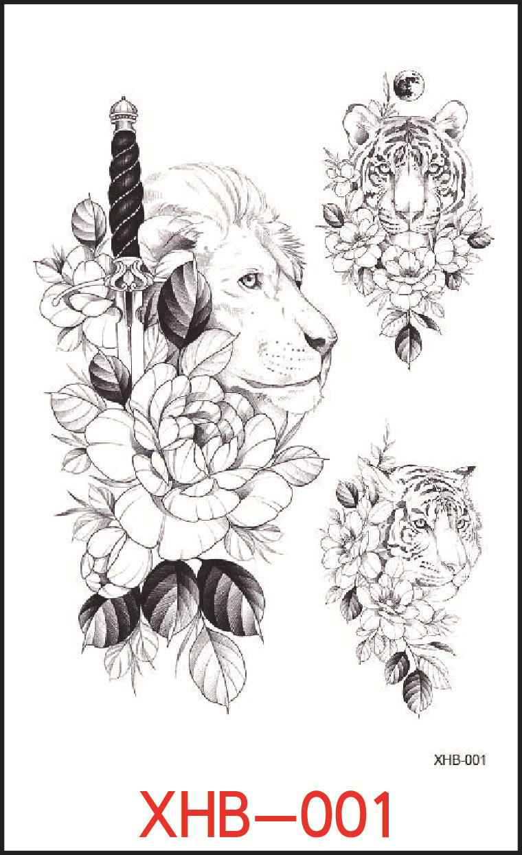 Fresh Canvas Co Flower Arm Tattoo Stickers Personality Tattoos