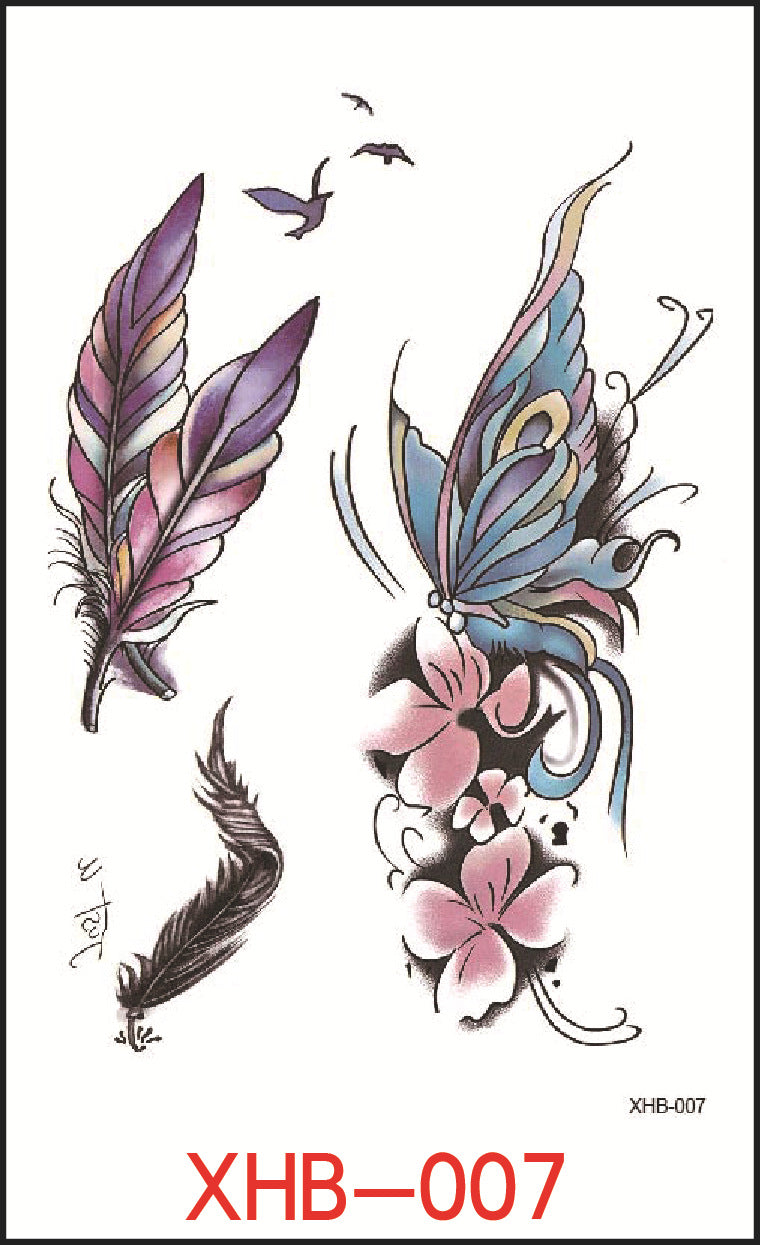 Fresh Canvas Co Flower Arm Tattoo Stickers Personality Tattoos
