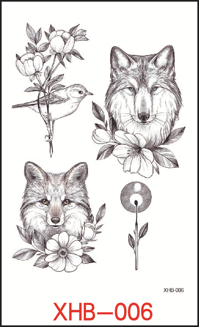 Fresh Canvas Co Flower Arm Tattoo Stickers Personality Tattoos