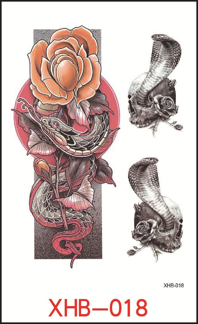 Fresh Canvas Co Flower Arm Tattoo Stickers Personality Tattoos