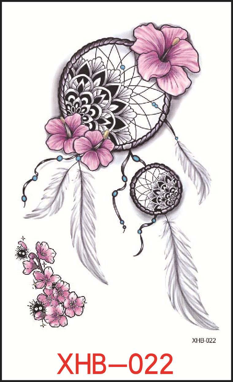 Fresh Canvas Co Flower Arm Tattoo Stickers Personality Tattoos