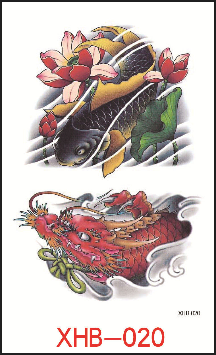 Fresh Canvas Co Flower Arm Tattoo Stickers Personality Tattoos