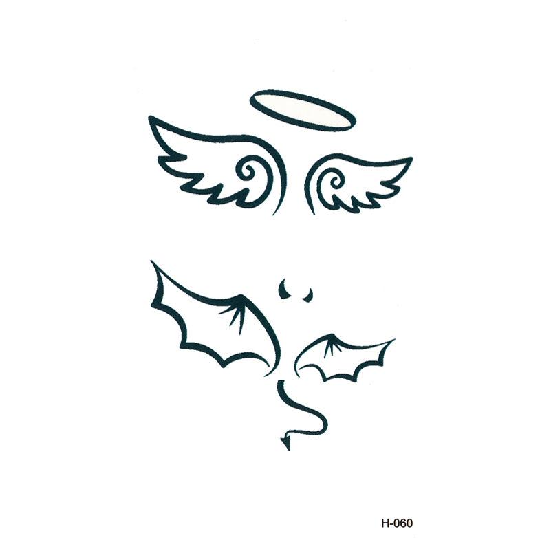 Fresh Canvas Co painted tattoo wings beauty temporary tattoo sticker