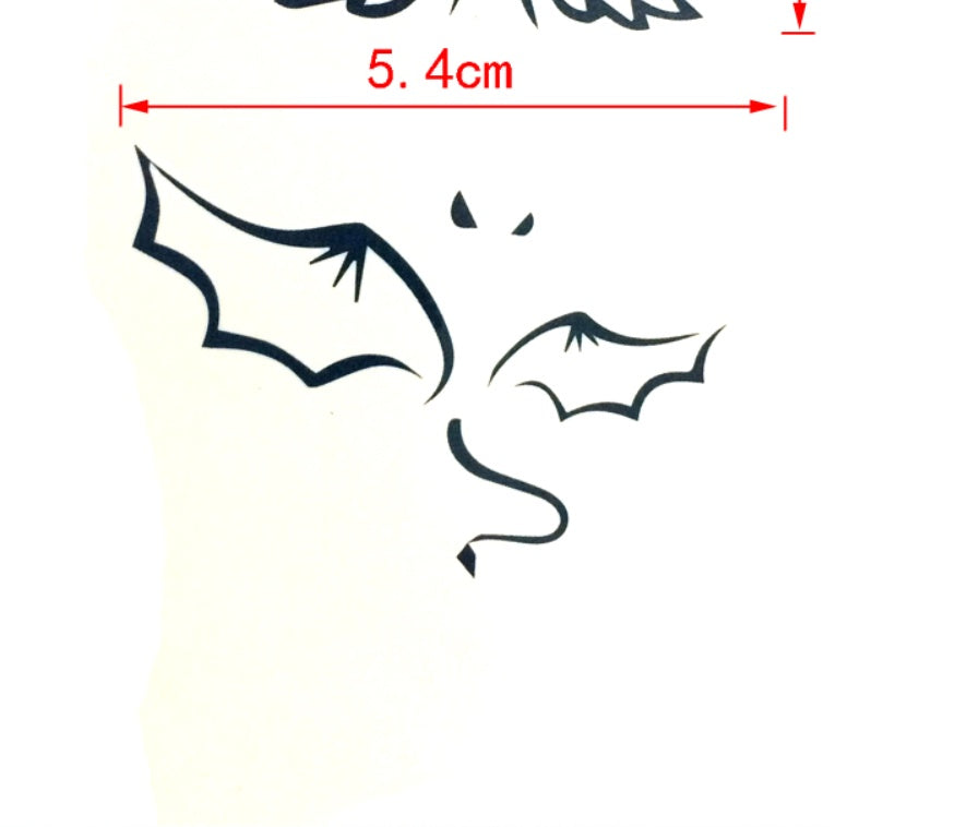 Fresh Canvas Co painted tattoo wings beauty temporary tattoo sticker