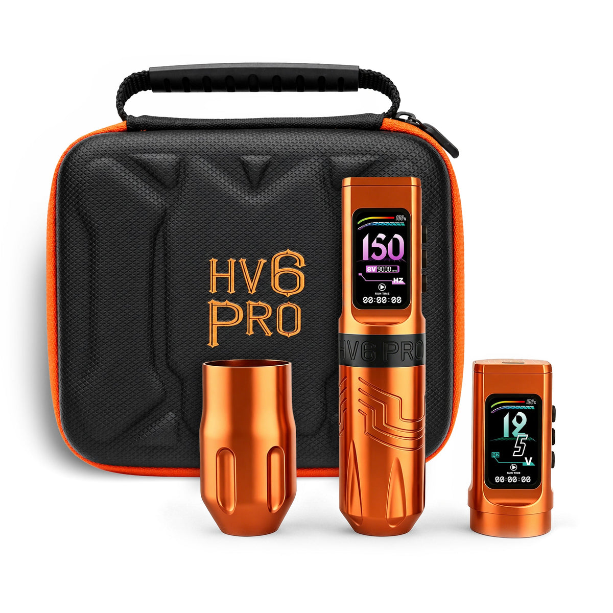 INKSOUL® HV6 PRO Wireless Tattoo Pen Machine – 4.2mm Stroke, Dual Battery, 2-in-1