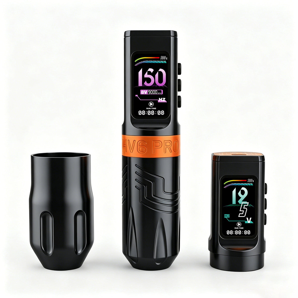 INKSOUL® HV6 PRO Wireless Tattoo Pen Machine – 4.2mm Stroke, Dual Battery, 2-in-1
