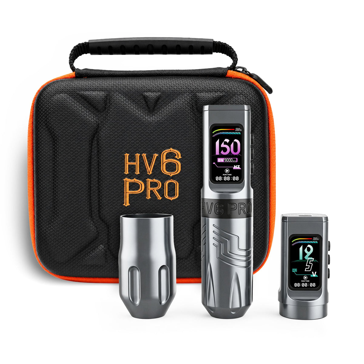 INKSOUL® HV6 PRO Wireless Tattoo Pen Machine – 4.2mm Stroke, Dual Battery, 2-in-1
