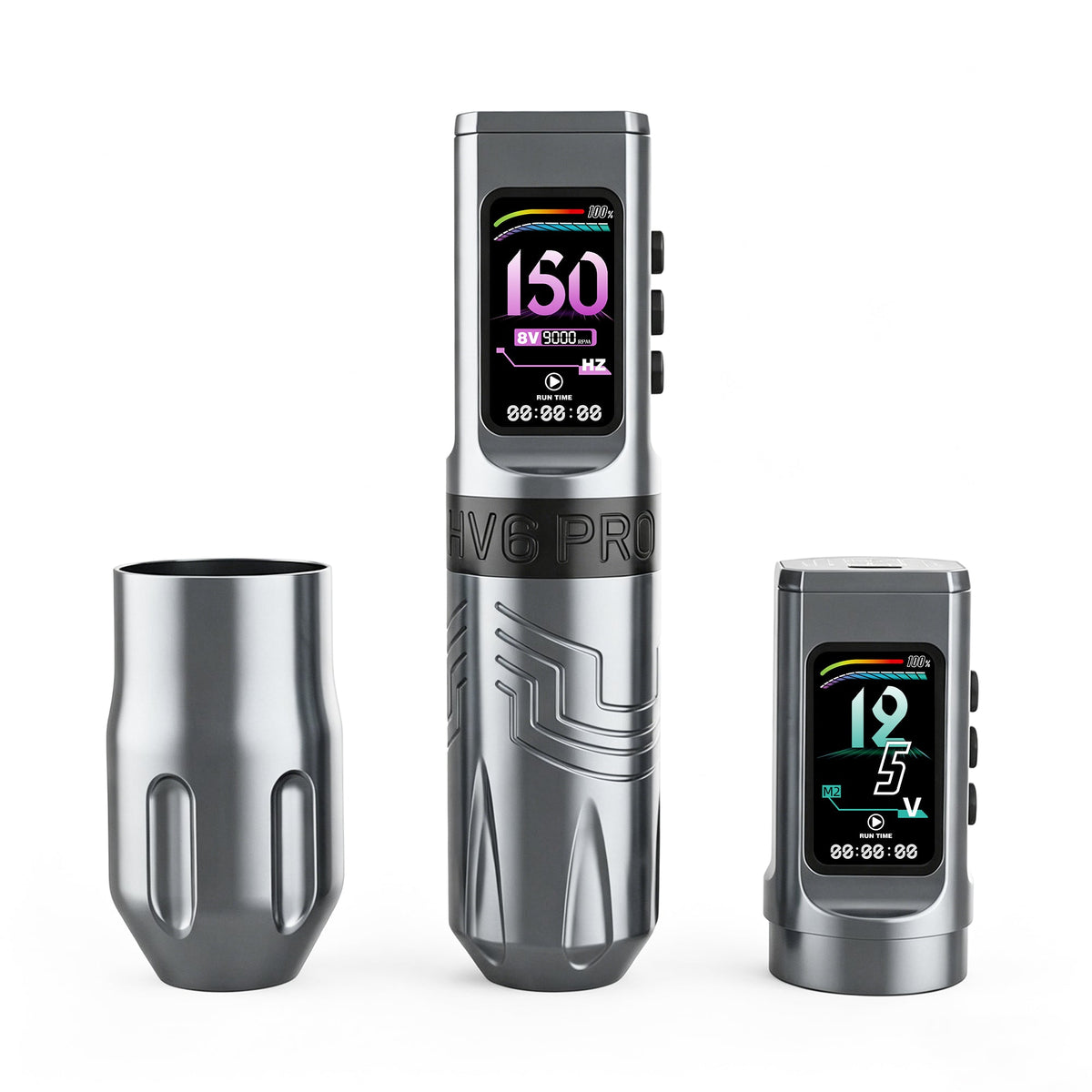 INKSOUL® HV6 PRO Wireless Tattoo Pen Machine – 4.2mm Stroke, Dual Battery, 2-in-1