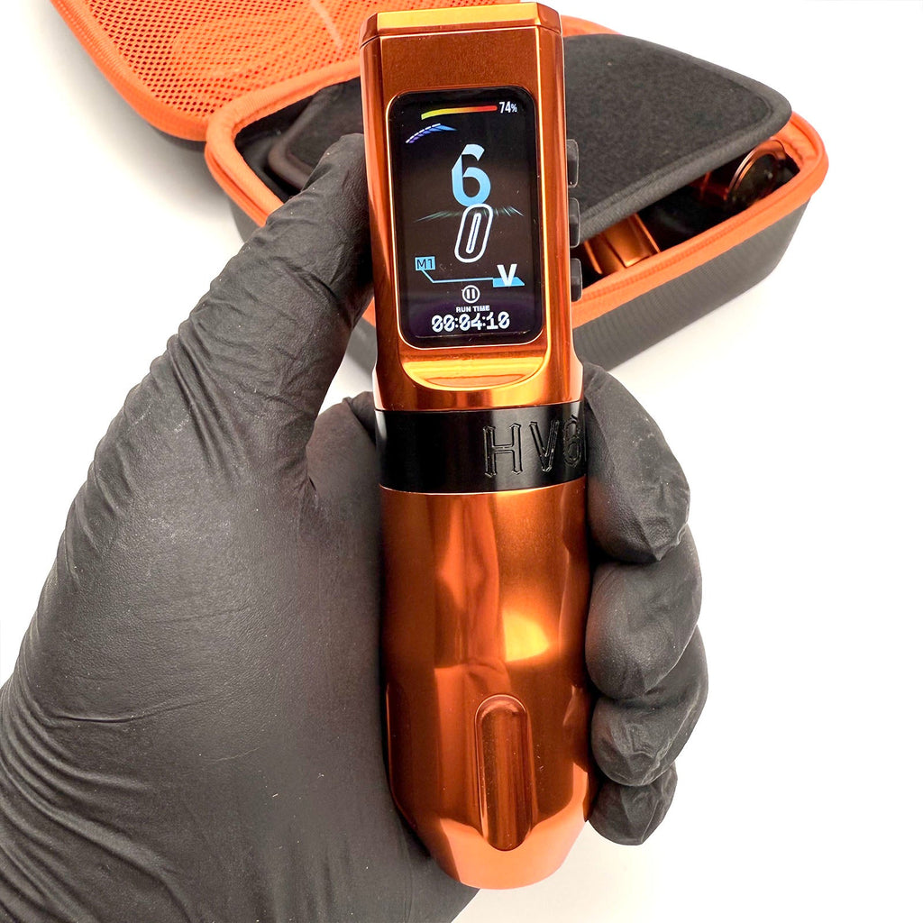 INKSOUL® HV6 PRO Wireless Tattoo Pen Machine – 4.2mm Stroke, Dual Battery, 2-in-1